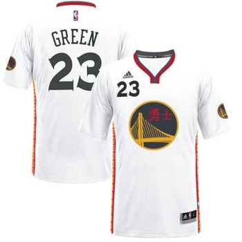 Warriors #23 Draymond Green White 2017 Chinese New Year Stitched NBA Jersey Warriors #23 Draymond Green White 2017 Chinese New Year Stitched NBA Jersey
