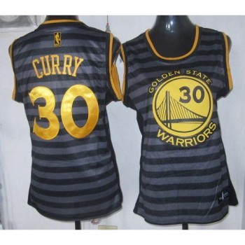 Warriors #30 Stephen Curry Black/Grey Women's Groove Stitched NBA Jersey Warriors #30 Stephen Curry Black/Grey Women's Groove Stitched NBA Jersey