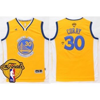 Warriors #30 Stephen Curry Gold The Finals Patch Stitched NBA Jersey Warriors #30 Stephen Curry Gold The Finals Patch Stitched NBA Jersey
