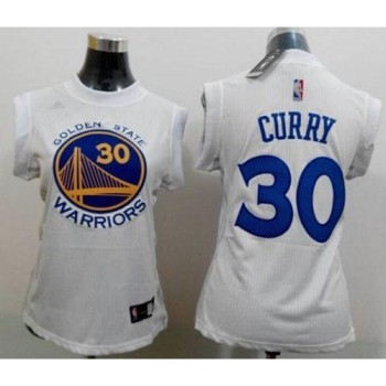 Warriors #30 Stephen Curry White Women Fashion Stitched NBA Jersey Warriors #30 Stephen Curry White Women Fashion Stitched NBA Jersey