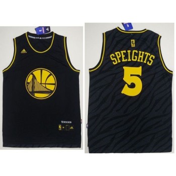 Warriors #5 Marreese Speights Black Precious Metals Fashion Stitched NBA Jersey Warriors #5 Marreese Speights Black Precious Metals Fashion Stitched NBA Jersey