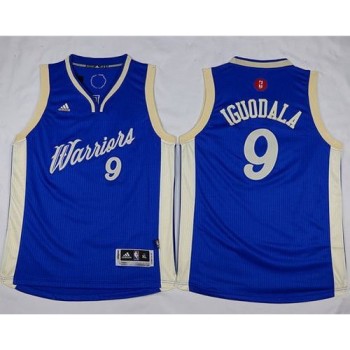 Warriors #9 Andre Iguodala Blue 2015-2016 Christmas Day Stitched Youth NBA Jersey Warriors #9 Andre Iguodala Blue 2015-2016 Christmas Day Stitched Youth NBA Jersey