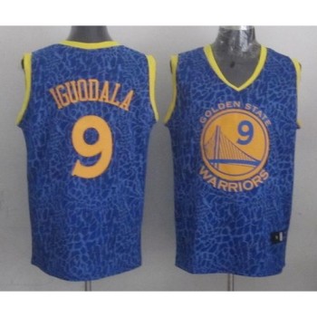 Warriors #9 Andre Iguodala Blue Crazy Light Stitched NBA Jersey Warriors #9 Andre Iguodala Blue Crazy Light Stitched NBA Jersey
