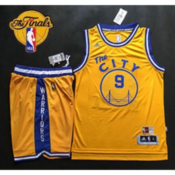Warriors #9 Andre Iguodala Gold Throwback The City A Set The Finals Patch Stitched NBA Jersey Warriors #9 Andre Iguodala Gold Throwback The City A Set The Finals Patch Stitched NBA Jersey