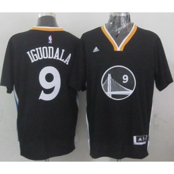 Warriors #9 Andre Iguodala New Black Alternate Stitched NBA Jersey Warriors #9 Andre Iguodala New Black Alternate Stitched NBA Jersey