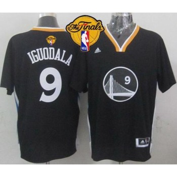 Warriors #9 Andre Iguodala New Black Alternate The Finals Patch Stitched NBA Jersey Warriors #9 Andre Iguodala New Black Alternate The Finals Patch Stitched NBA Jersey