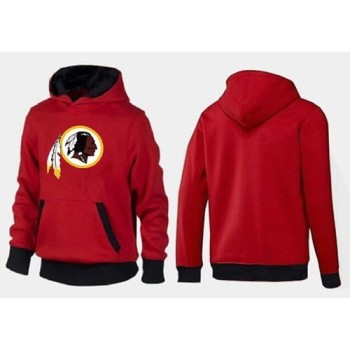 Washington Redskins Logo Pullover Hoodie Red & Black Washington Redskins Logo Pullover Hoodie Red & Black