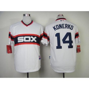 White Sox #14 Paul Konerko White Alternate Home Cool Base Stitched MLB Jersey White Sox #14 Paul Konerko White Alternate Home Cool Base Stitched MLB Jersey