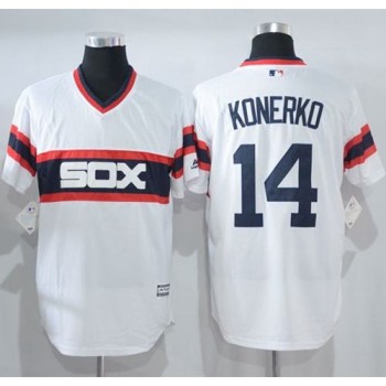 White Sox #14 Paul Konerko White New Cool Base Alternate Home Stitched MLB Jersey White Sox #14 Paul Konerko White New Cool Base Alternate Home Stitched MLB Jersey