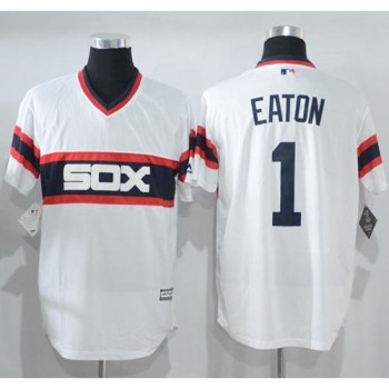 White Sox #1 Adam Eaton White New Cool Base Alternate Home Stitched MLB Jersey White Sox #1 Adam Eaton White New Cool Base Alternate Home Stitched MLB Jersey
