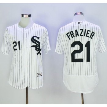 White Sox #21 Todd Frazier White(Black Strip) Flexbase Authentic Collection Stitched MLB Jersey White Sox #21 Todd Frazier White(Black Strip) Flexbase Authentic Collection Stitched MLB Jersey