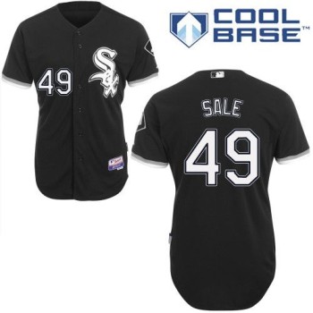 White Sox #49 Chris Sale Black Alternate Home Cool Base Stitched MLB Jersey White Sox #49 Chris Sale Black Alternate Home Cool Base Stitched MLB Jersey