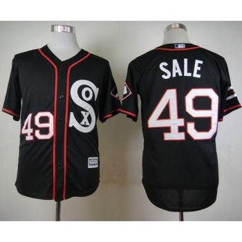 White Sox #49 Chris Sale Black New Cool Base Stitched MLB Jersey White Sox #49 Chris Sale Black New Cool Base Stitched MLB Jersey