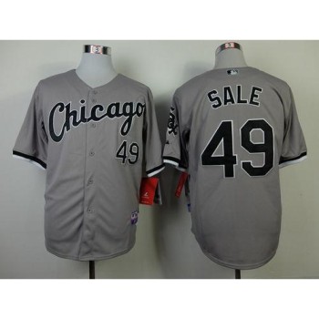 White Sox #49 Chris Sale Grey Cool Base Stitched MLB Jerseys White Sox #49 Chris Sale Grey Cool Base Stitched MLB Jerseys