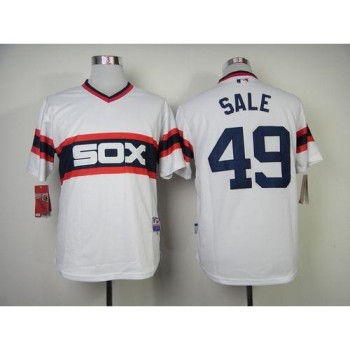White Sox #49 Chris Sale White Alternate Home Cool Base Stitched MLB Jersey White Sox #49 Chris Sale White Alternate Home Cool Base Stitched MLB Jersey