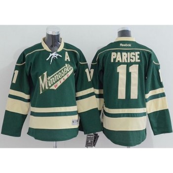 Wild #11 Zach Parise Green Stitched Youth NHL Jersey Wild #11 Zach Parise Green Stitched Youth NHL Jersey
