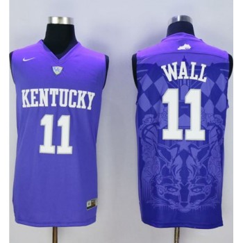 Wildcats #11 John Wall Blue Basketball Stitched NCAA Jersey Wildcats #11 John Wall Blue Basketball Stitched NCAA Jersey