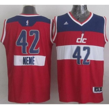 Wizards #42 Nene Red 2014-15 Christmas Day Stitched NBA Jersey Wizards #42 Nene Red 2014-15 Christmas Day Stitched NBA Jersey
