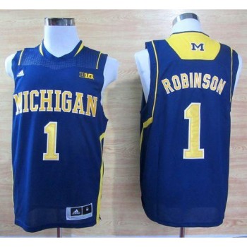 Wolverines #1 Glenn Robinson III Navy Blue Basketball Stitched NCAA Jersey Wolverines #1 Glenn Robinson III Navy Blue Basketball Stitched NCAA Jersey