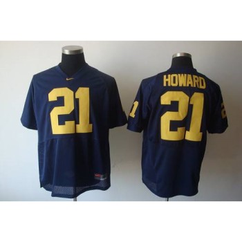 Wolverines #21 Desmond Howard Blue Stitched NCAA Jersey Wolverines #21 Desmond Howard Blue Stitched NCAA Jersey