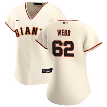 Women's San Francisco Giants #62 Logan Webb Nike Cream Home Limited Player Jersey Women's San Francisco Giants #62 Logan Webb Nike Cream Home Limited Player Jersey