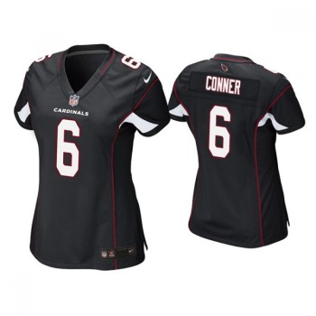 Women's Arizona Cardinals #6 James Conner Black Stitched Jersey(Run Small) Women's Arizona Cardinals #6 James Conner Black Stitched Jersey(Run Small)