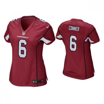 Women's Arizona Cardinals #6 James Conner Red Stitched Jersey(Run Small) Women's Arizona Cardinals #6 James Conner Red Stitched Jersey(Run Small)