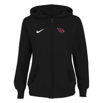 Women's Arizona Cardinals Stadium Rally Full Zip Hoodie Black Women's Arizona Cardinals Stadium Rally Full Zip Hoodie Black