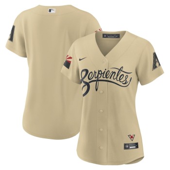 Women's Arizona Diamondbacks Blank 2021 Cream City Connect Stitched Baseball Jersey(Run Small) Women's Arizona Diamondbacks Blank 2021 Cream City Connect Stitched Baseball Jersey(Run Small)