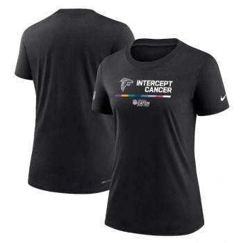 Women's Atlanta Falcons 2022 Black Crucial Catch Performance T-Shirt(Run Small) Women's Atlanta Falcons 2022 Black Crucial Catch Performance T-Shirt(Run Small)