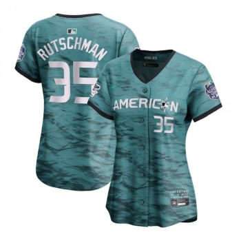 Women's Baltimore Orioles #35 Adley Rutschman Teal 2023 All-star Stitched Baseball Jersey(Run Small) Women's Baltimore Orioles #35 Adley Rutschman Teal 2023 All-star Stitched Baseball Jersey(Run Small)