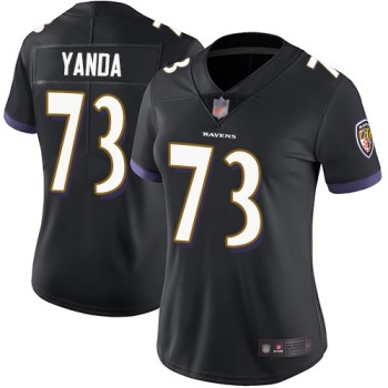 Women's Baltimore Ravens #73 Marshal Yanda Black Vapor Untouchable Limited NFL Jersey(Run Small) Women's Baltimore Ravens #73 Marshal Yanda Black Vapor Untouchable Limited NFL Jersey(Run Small)