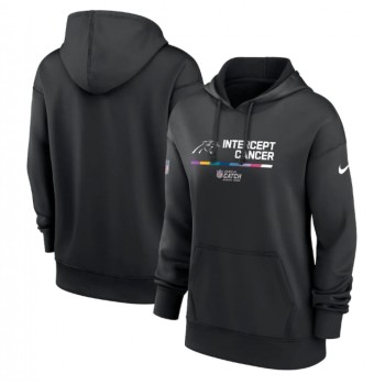 Women's Carolina Panthers 2022 Black NFL Crucial Catch Therma Performance Pullover Hoodie(Run Small) Women's Carolina Panthers 2022 Black NFL Crucial Catch Therma Performance Pullover Hoodie(Run Small)