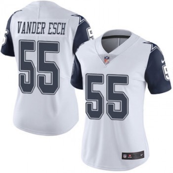Women's Dallas Cowboys #55 Leighton Vander Esch Navy/White Vapor Untouchable Limited Stitched Jersey(Run Small Women's Dallas Cowboys #55 Leighton Vander Esch Navy/White Vapor Untouchable Limited Stitched Jersey(Run Small