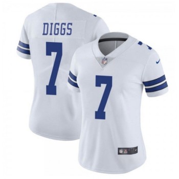 Women's Dallas Cowboys #7 Trevon Diggs White Vapor Untouchable Limited Stitched Jersey(Run Small) Women's Dallas Cowboys #7 Trevon Diggs White Vapor Untouchable Limited Stitched Jersey(Run Small)