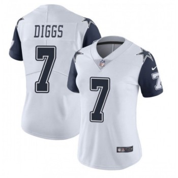 Women's Dallas Cowboys #7 Trevon Diggs White Vapor Untouchable Limited Stitched Jersey(Run Small) Women's Dallas Cowboys #7 Trevon Diggs White Vapor Untouchable Limited Stitched Jersey(Run Small)