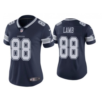Women's Dallas Cowboys #88 CeeDee Lamb Navy Vapor Untouchable Limited Stitched Jersey Women's Dallas Cowboys #88 CeeDee Lamb Navy Vapor Untouchable Limited Stitched Jersey