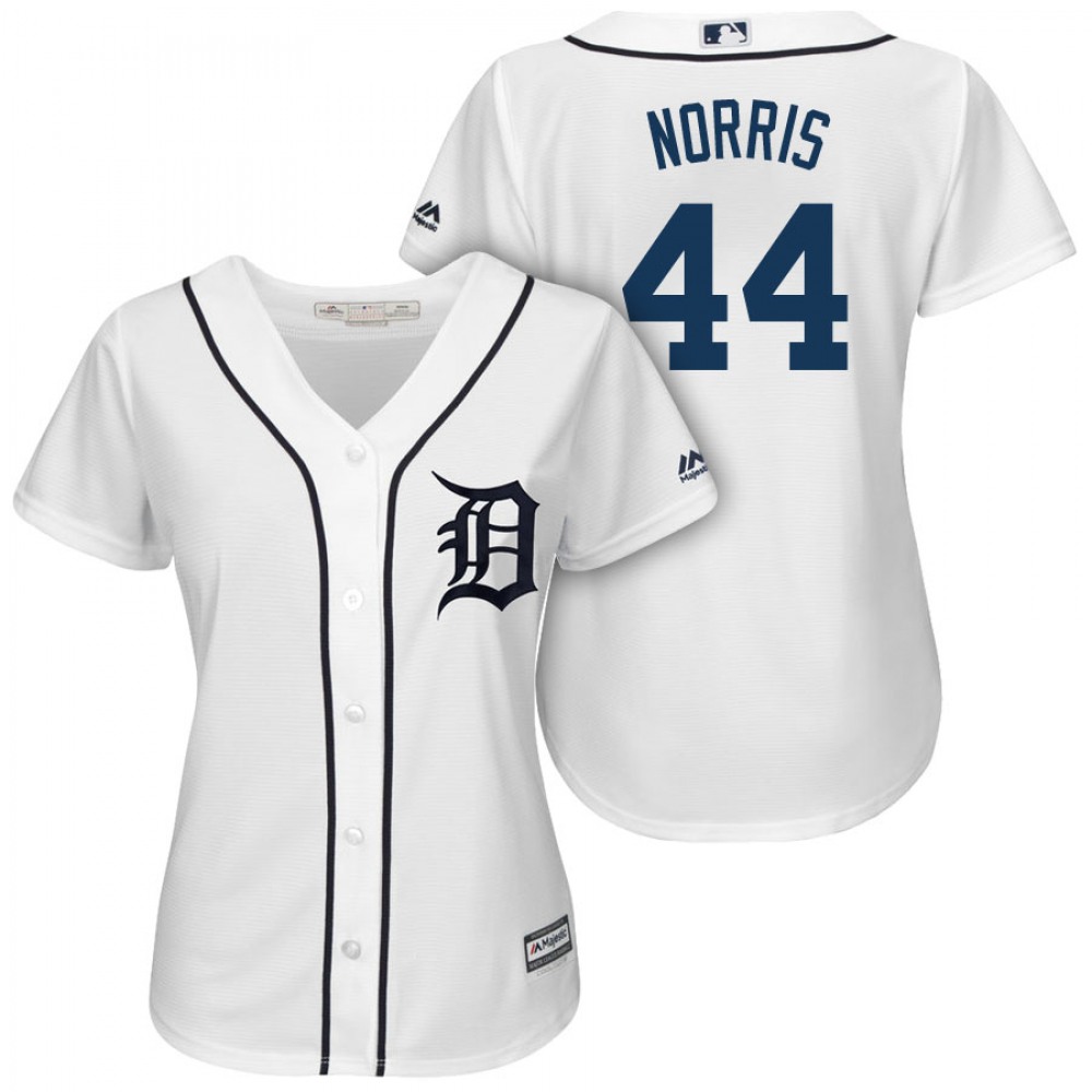 Women's Detroit Tigers #44 Daniel Norris White Cool Base Stitched MLB Jersey(Run Small)