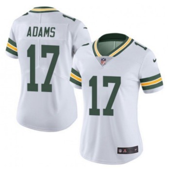 Women's Green Bay Packers #17 Davante Adams White Vapor Untouchable Limited Stitched Jersey(Run Small) Women's Green Bay Packers #17 Davante Adams White Vapor Untouchable Limited Stitched Jersey(Run Small)