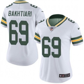 Women's Green Bay Packers #69 David Bakhtiari White Vapor Untouchable Limited Stitched NFL Jersey(Run Small) Women's Green Bay Packers #69 David Bakhtiari White Vapor Untouchable Limited Stitched NFL Jersey(Run Small)