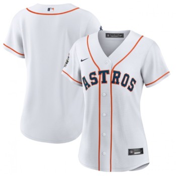 Women's Houston Astros Blank White 2022 World Series Cool Base Stitched Baseball Jersey(Run Small) Women's Houston Astros Blank White 2022 World Series Cool Base Stitched Baseball Jersey(Run Small)