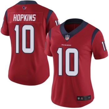 Women's Houston Texans #10 DeAndre Hopkins Red Vapor Untouchable Limited Stitched NFL Jersey (Run Small) Women's Houston Texans #10 DeAndre Hopkins Red Vapor Untouchable Limited Stitched NFL Jersey (Run Small)