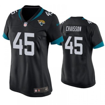 Women's Jacksonville Jaguars #45 K'Lavon Chaisson Black Stitched Jersey(Run Small) Women's Jacksonville Jaguars #45 K'Lavon Chaisson Black Stitched Jersey(Run Small)