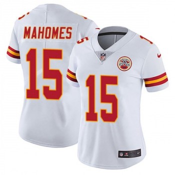 Women's Kansas City Chiefs #15 Patrick Mahomes White Vapor Untouchable Limited Stitched Jersey(Run Small) Women's Kansas City Chiefs #15 Patrick Mahomes White Vapor Untouchable Limited Stitched Jersey(Run Small)