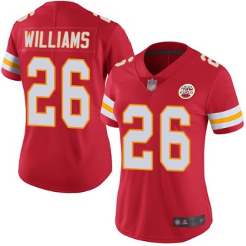 Women's Kansas City Chiefs #26 Damien Williams Red Vapor Untouchable Limited Stitched NFL Jersey(Run Small) Women's Kansas City Chiefs #26 Damien Williams Red Vapor Untouchable Limited Stitched NFL Jersey(Run Small)