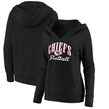 Women's Kansas City Chiefs Black Victory Script Team Pullover Hoodie(Run Small) Women's Kansas City Chiefs Black Victory Script Team Pullover Hoodie(Run Small)