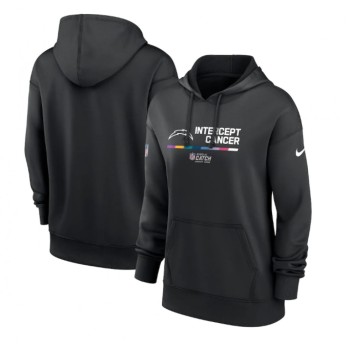 Women's Los Angeles Chargers 2022 Black NFL Crucial Catch Therma Performance Pullover Hoodie(Run Small) Women's Los Angeles Chargers 2022 Black NFL Crucial Catch Therma Performance Pullover Hoodie(Run Small)