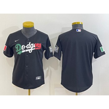 Women's Los Angeles Dodgers Blank Black Cool Base Stitched Jersey(Run Small) Women's Los Angeles Dodgers Blank Black Cool Base Stitched Jersey(Run Small)