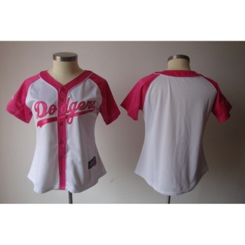 Women's Los Angeles Dodgers Blank White Splash Fashion Stitched MLB Jersey Women's Los Angeles Dodgers Blank White Splash Fashion Stitched MLB Jersey