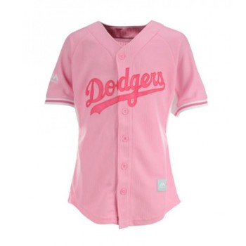Women's Los Angeles Dodgers Blank Pink Stitched Baseball Jersey(Run Small) Women's Los Angeles Dodgers Blank Pink Stitched Baseball Jersey(Run Small)